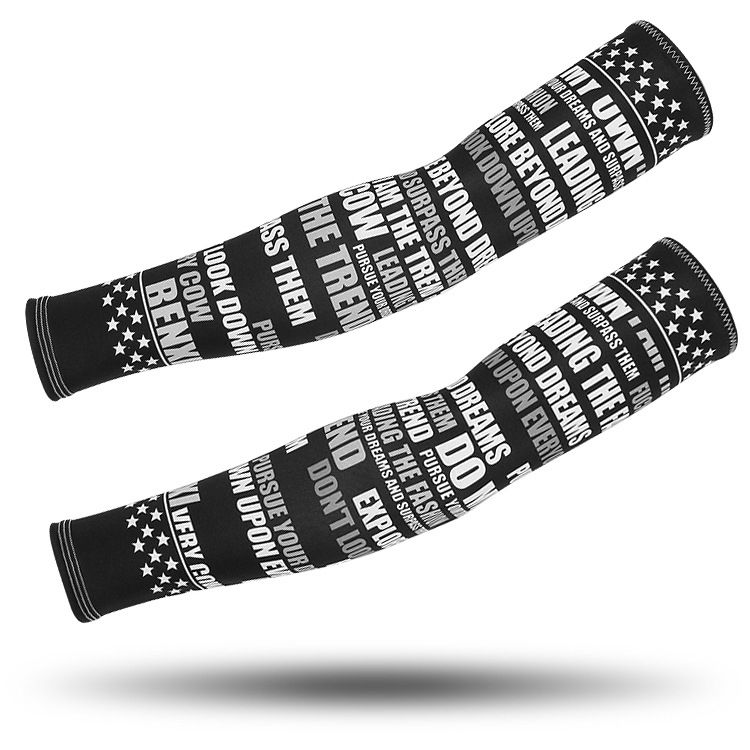New Trend Cashew Flower Sleeve Ice Silk Arm Guard Men And