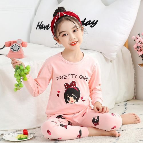 New Teenage Pajamas Cotton Clothes 6 Y-10_2-3T (90-100cm)