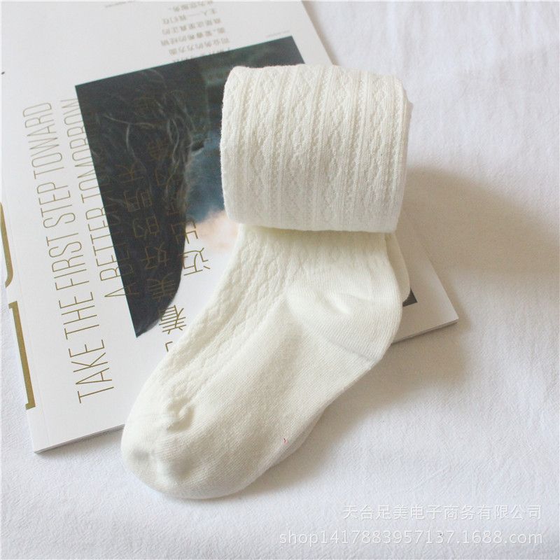 Thick Cotton Long Popsocks White