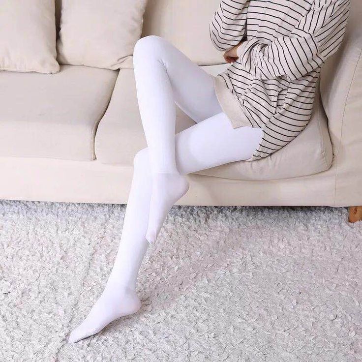 Ladies PopSocks Tight Pantyhose White Pop Socks