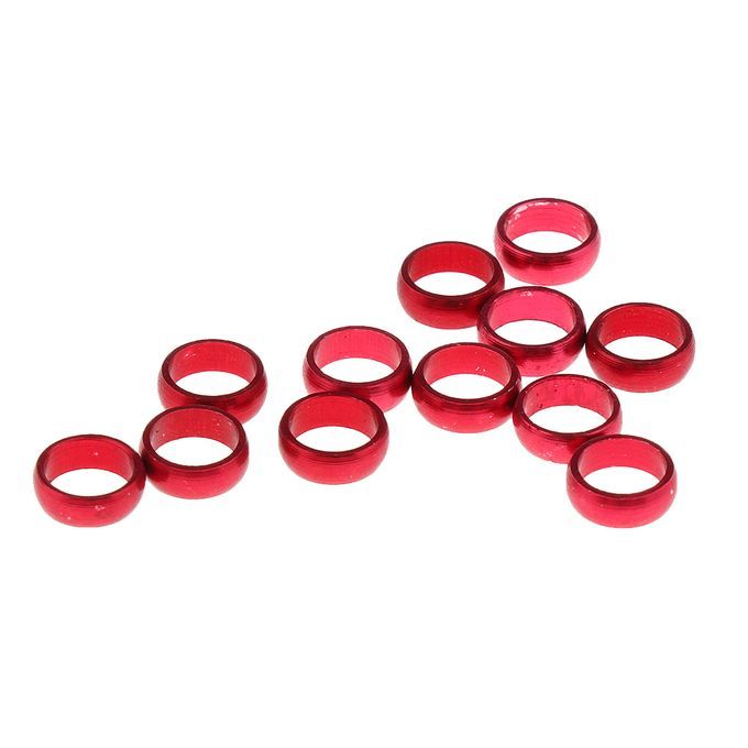 12 Packs Dart Sharft Protect Flights O Rings Spare Gripper Ring Red