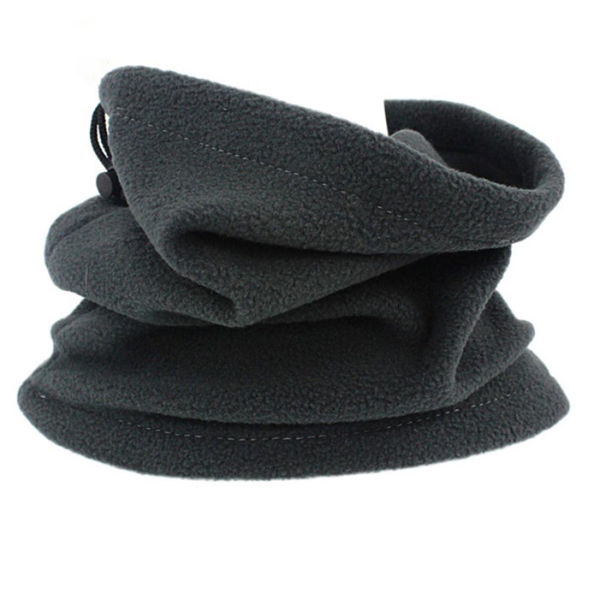 Face Cover Scarf Fall Winter Fishing Skating Running Sport Scarf Face Cover Dark Gray