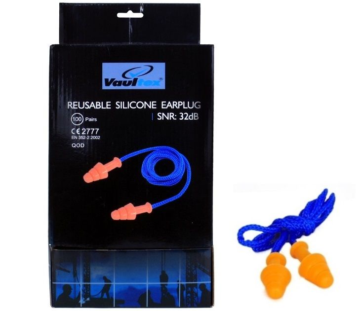 REUSABLE CORDED EARPLUG (SNR-32 DB)