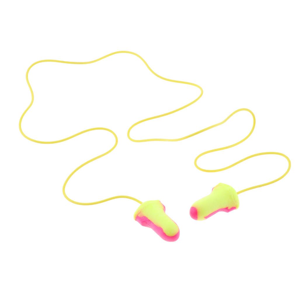 5Pair Corded Earplugs Sound Blocking Comfortable For Travel Concert