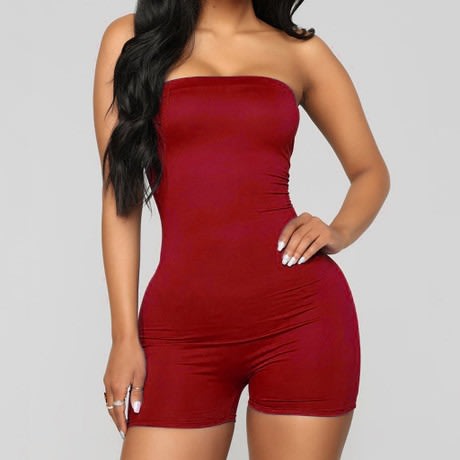 Ladies Jumpsuit - Red
