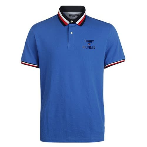Men's Wear Out Polo - Blue