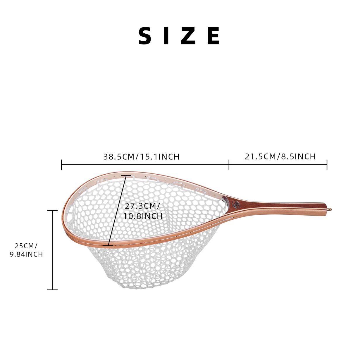 SF Fly Fishingding Soft Rubber Small Or Big Mesh Trout Catch And Release Net Without The Magnet
