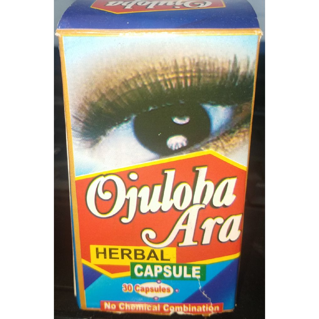 Ojuloba Ara Herbal  Capsule For Glaucoma, Cataracts Etc