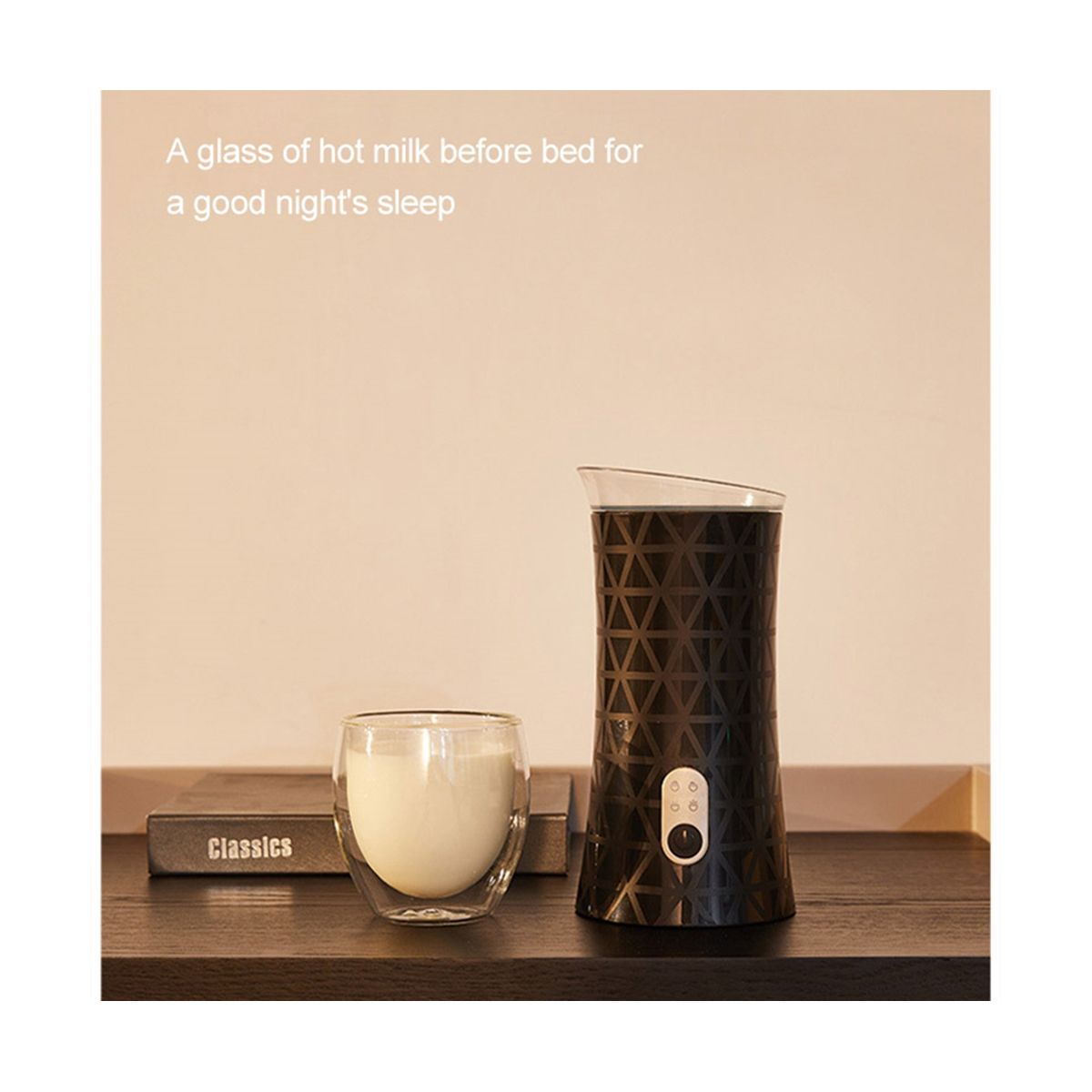 Automatic Hot & Cold Warmer for Latte Foam Maker Coffee Hot Chocolates Cappuccino Coffee Machine - EU Plug