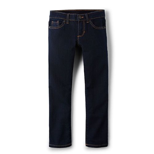Girls Basic Med - Skinny Jeans - Blue Berry Wash