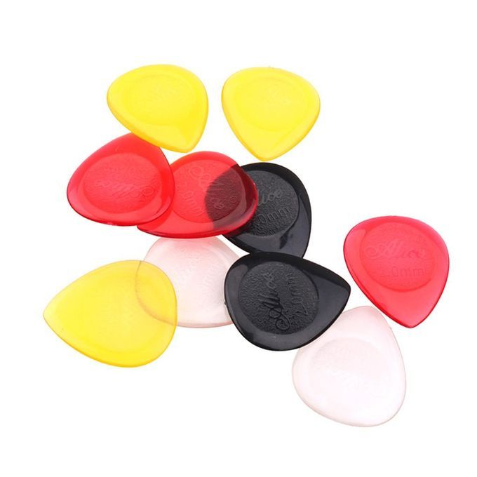 10X Acoustic Folk Electric Plastic Colored Guitar Pick Picks Plectrum