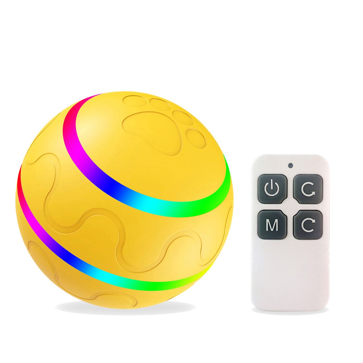 Dog Ball Toy Interactive Puppy Cat Pet Rolling Toy Remote