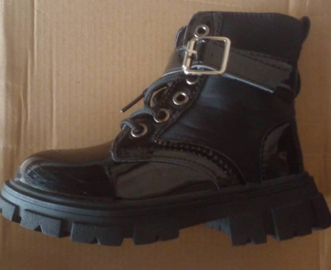Children Fashionable Trendy Lace Up Boot