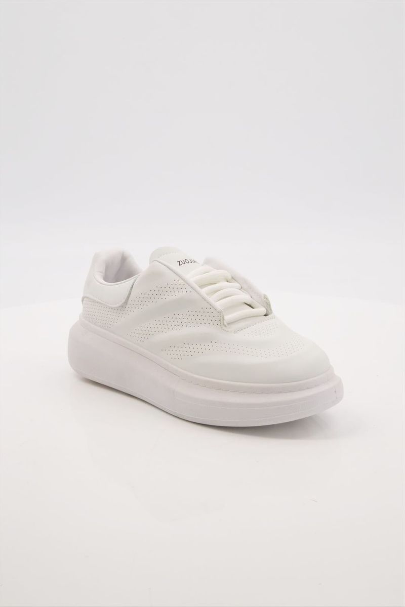 White Fashionable Sneakers