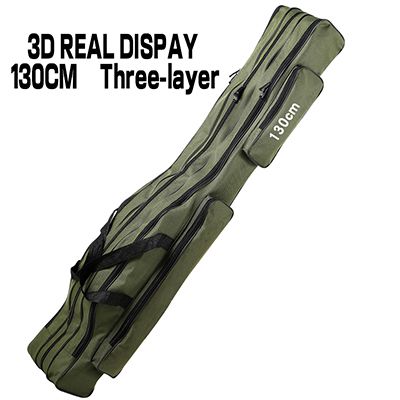 110/120/130/150cm Fishing Bag Rod Reel Lure Pole Tool 2/3