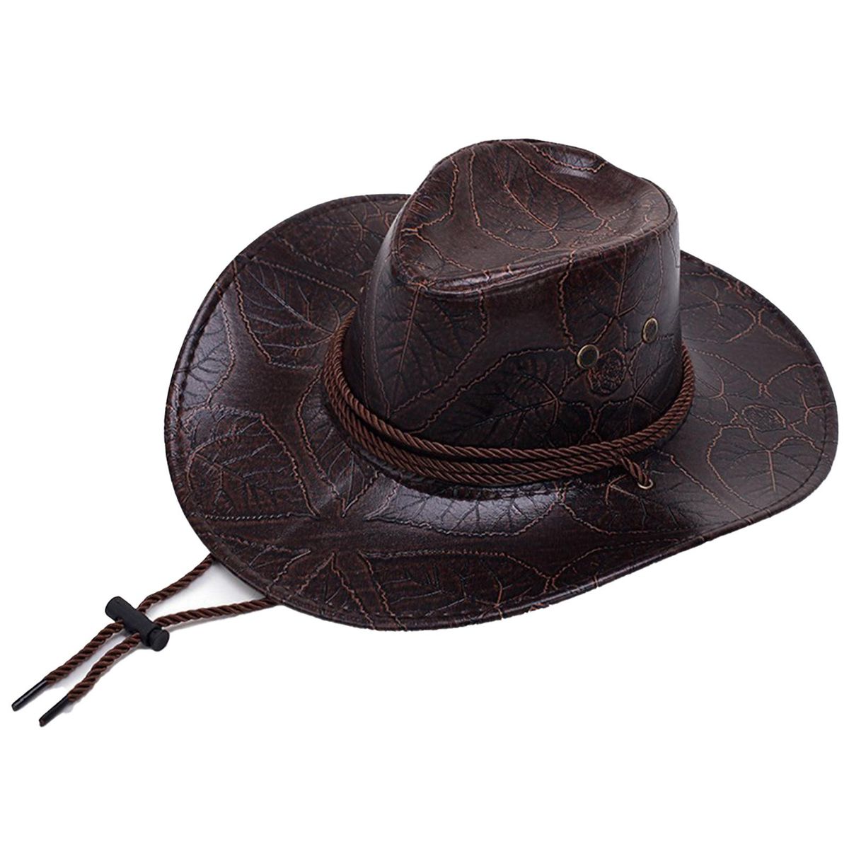 Western Cowboy Hat Traveling Sunscreen Cowgirl Hat Coffee