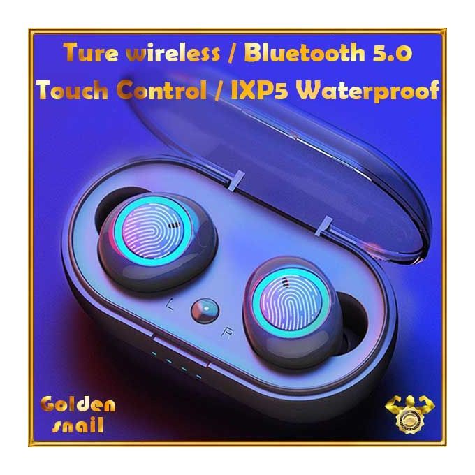 Bluetooth Earphone HiFi Stereo Touch Control Headset,earplug