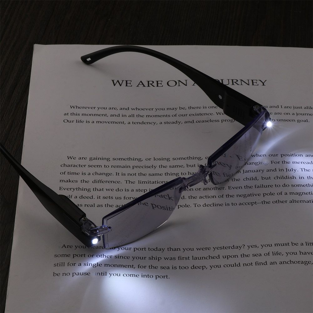 Progressive Multifocal Anti Blue Light Reading Glasses LED Light Glasses