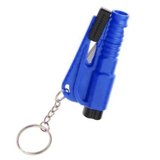 Ar Safety Hammer Spring Type Es Ape Hammer Window Breaker Auto A  Essories-blue-75*15*35mm