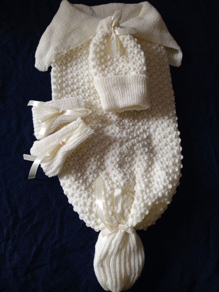 Unisex Baby Shawl A1 - Cream