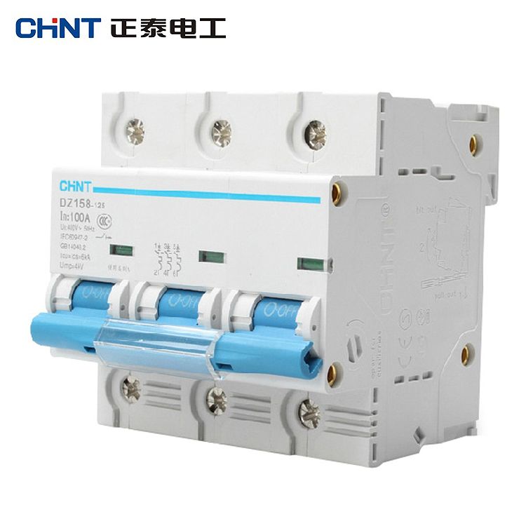 DZ158 3P Circuit Breaker 80A CHNT 100A