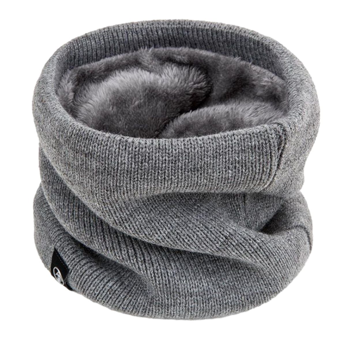 Winter Neck Wrap Cozygear Unisex Plush Neck Wrap Warmth for Outdoor Grey