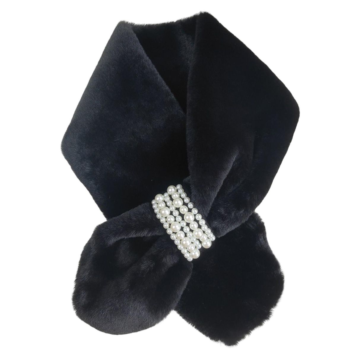 Neck Warmer Autumn Winter Women Neck Warmer Collar Scarf Black