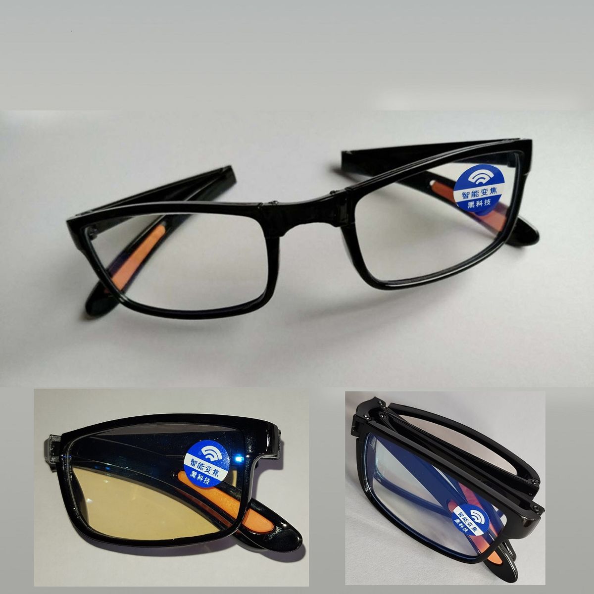 Folding Anti Blue Ray Presbyopia Reading Glasses With Case