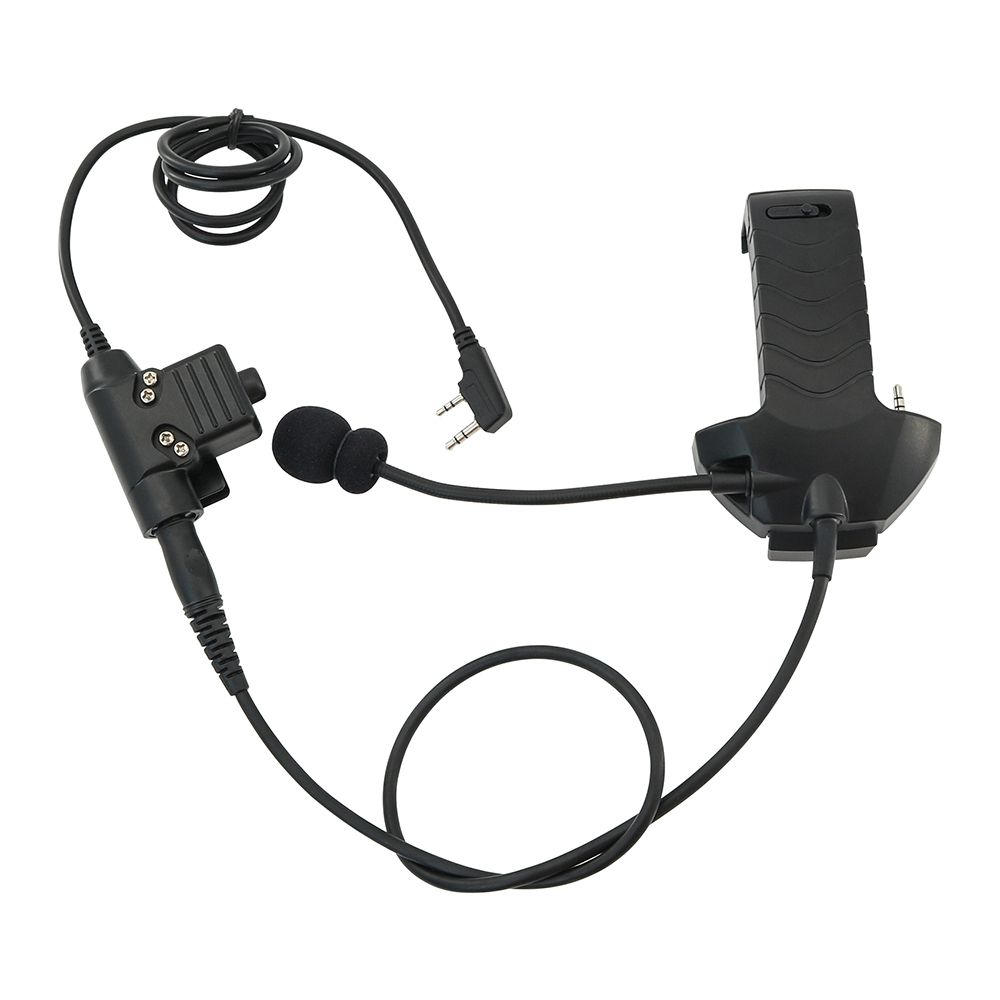Tactical Headset Adapter External Microphone Kit For