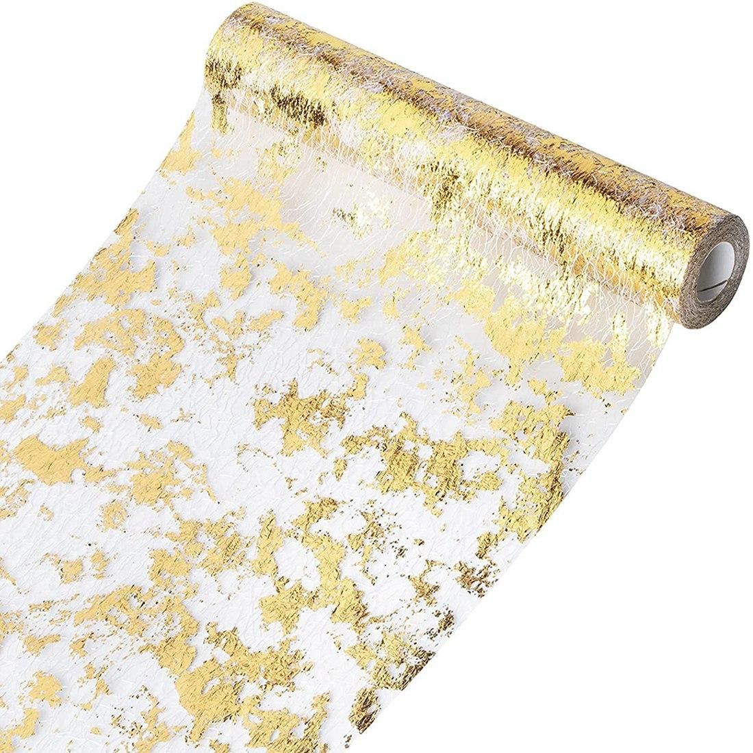 Table Runner, Sparkling Polyester Tulle Ribbon Roll with