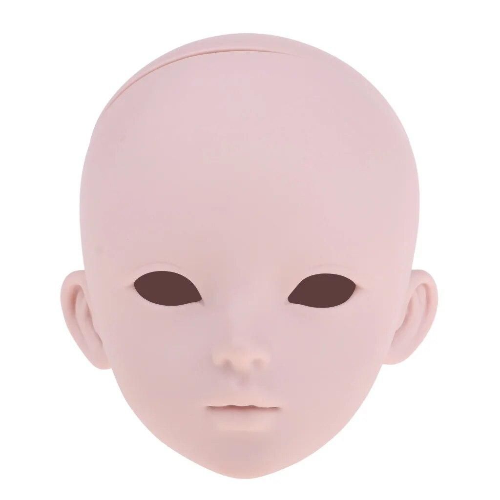 Doll Head Mold Cosmetology Mannequin Makeup for 1/3 Night Lolita BJD Dolls, Practice Training Head Sculpt