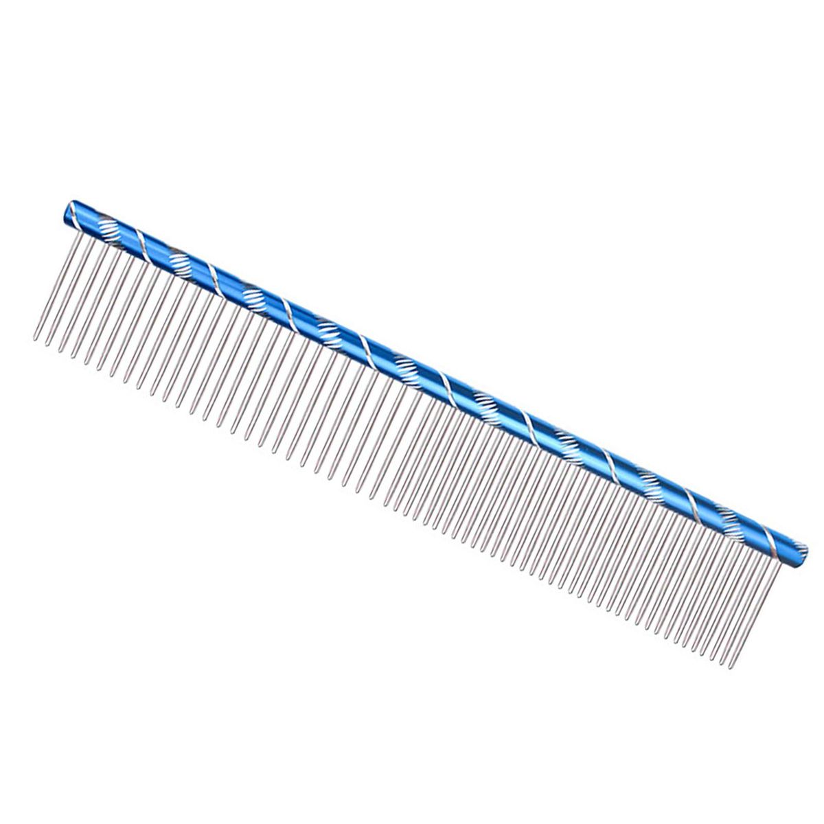 Dog Combs with Rounded Ends Stainless Steel Teeth Grooming Tool for Long and Short Haired Dog Cat Pets