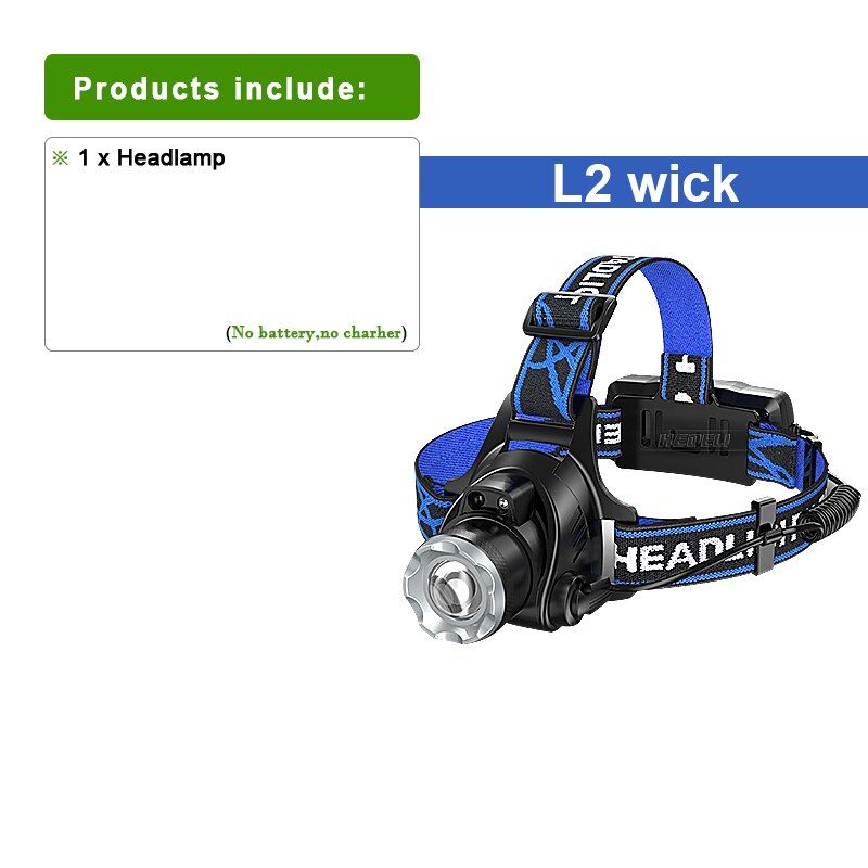 1000000LM XHP120 IR Sensor Headlamp 18650 LED Headlight USB