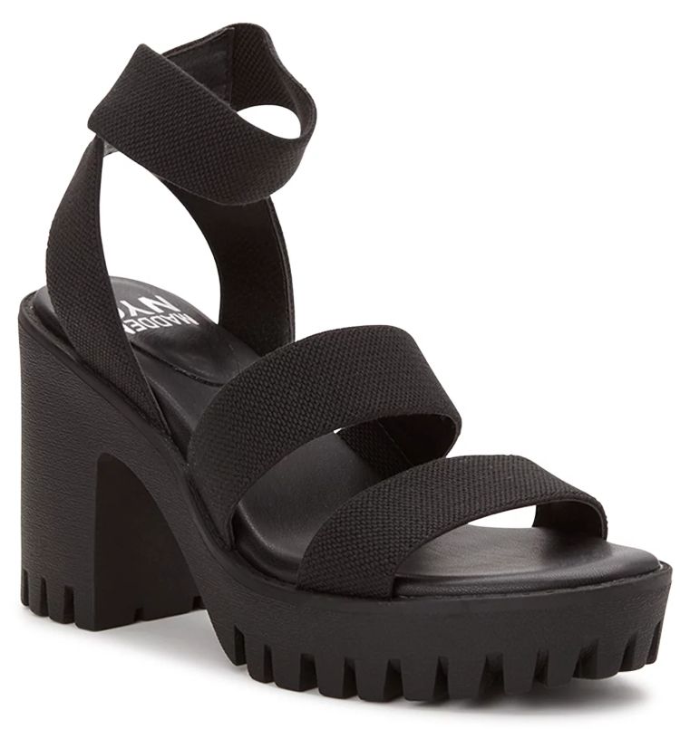 NYC Ladies Block Heel Sandals By Madden NYC