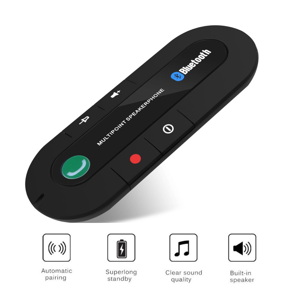 Mini Sun Visor Clip Bluetooth Car Speakerphones