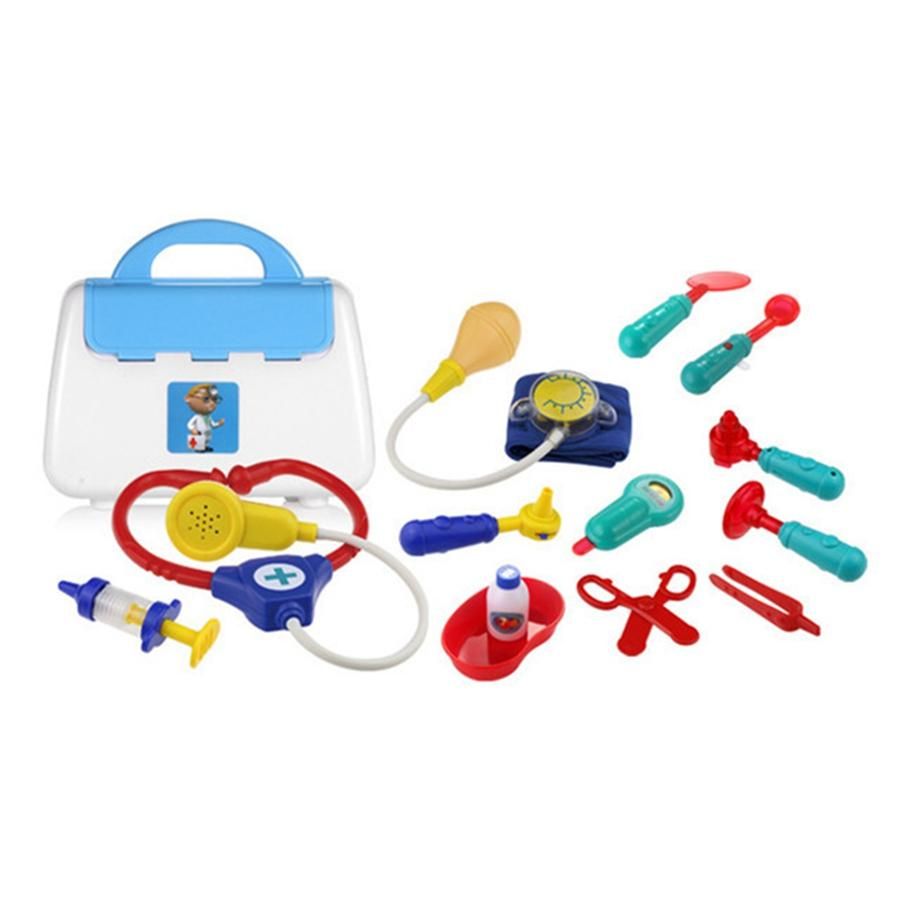 Play House Kids Doctor Toy Set Medicine Box Toys 13