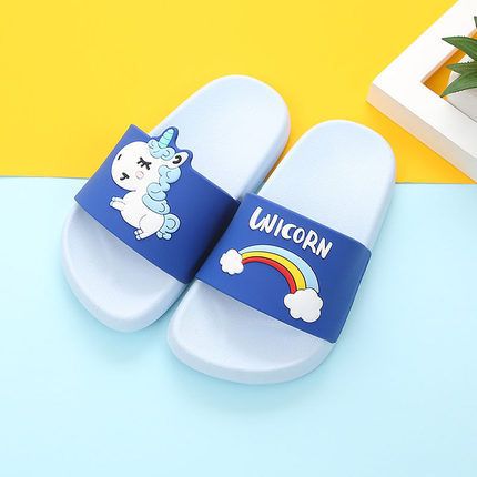 Unicorn Bathroom/Casual Slippers ( Small Blue)