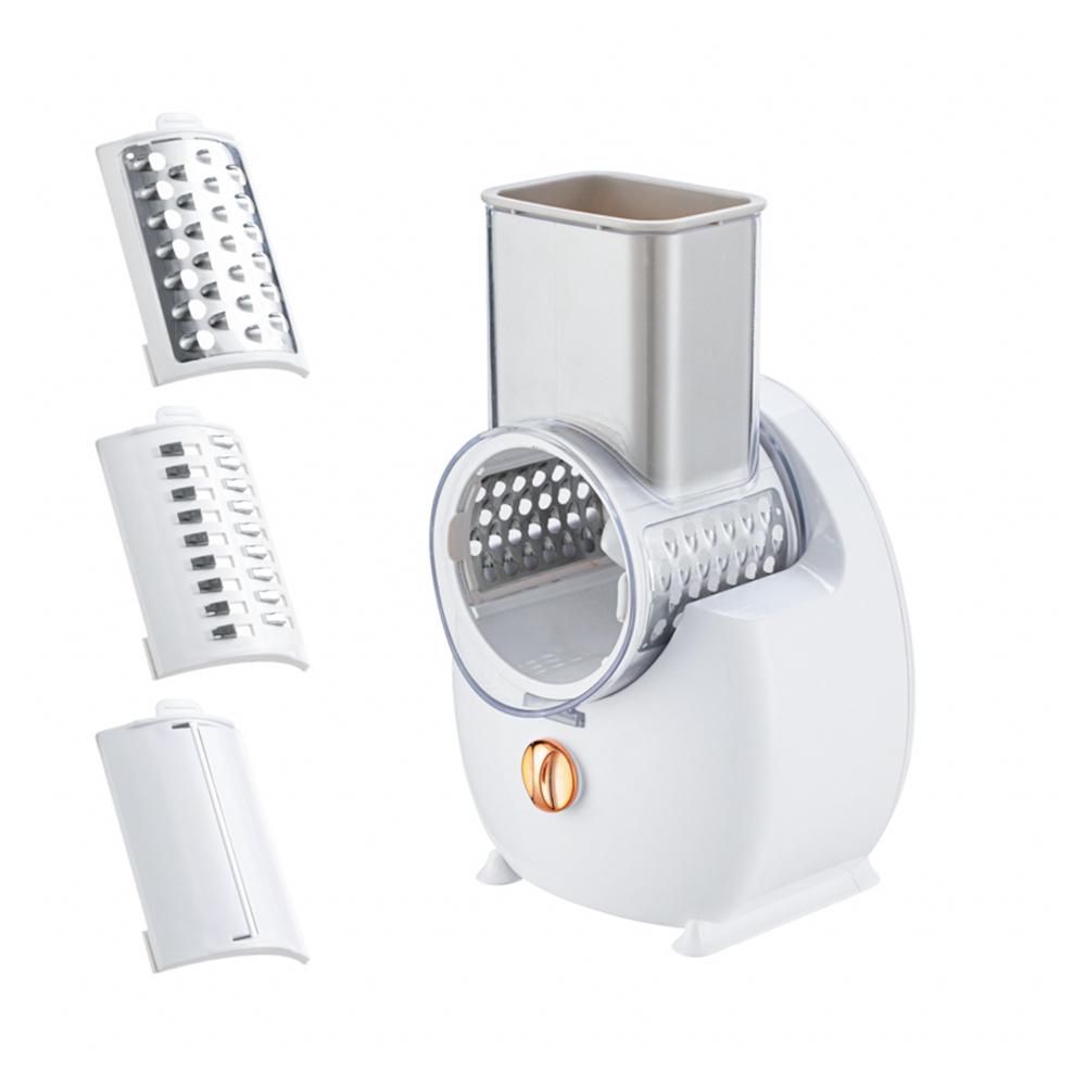 Aoresac Electric Cheese Grater Shredder Type-C Charging One-Touch Control Cordless Rotary Automatic Electric Slicer Shredder with 3 Free Attachments for Vegetables Cheeses Carrots