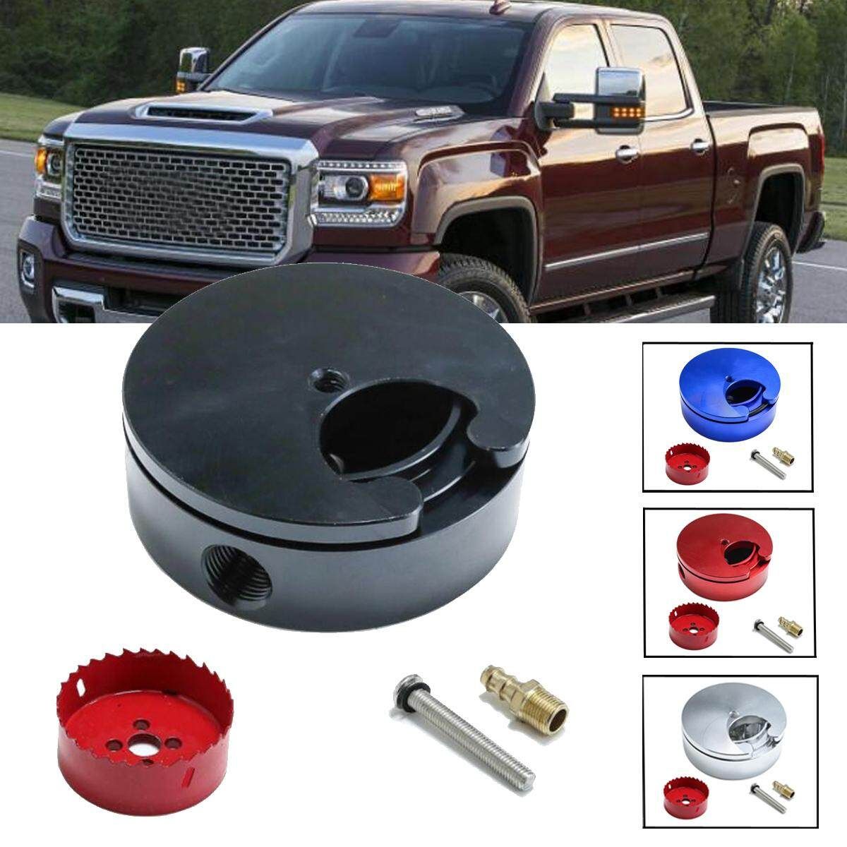 Fuel Tank Sump For Duramax Powerstroke Gas Airdog FASS Fuelab Pump Black Black