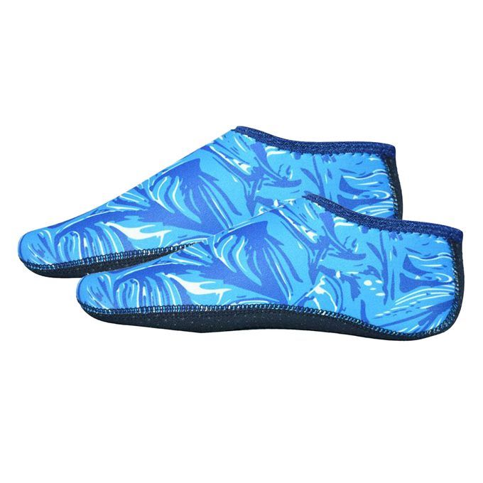 Soft Water Shoes Stretchy Aqua Socks Yoga Swim Shoe Dive  Blue L