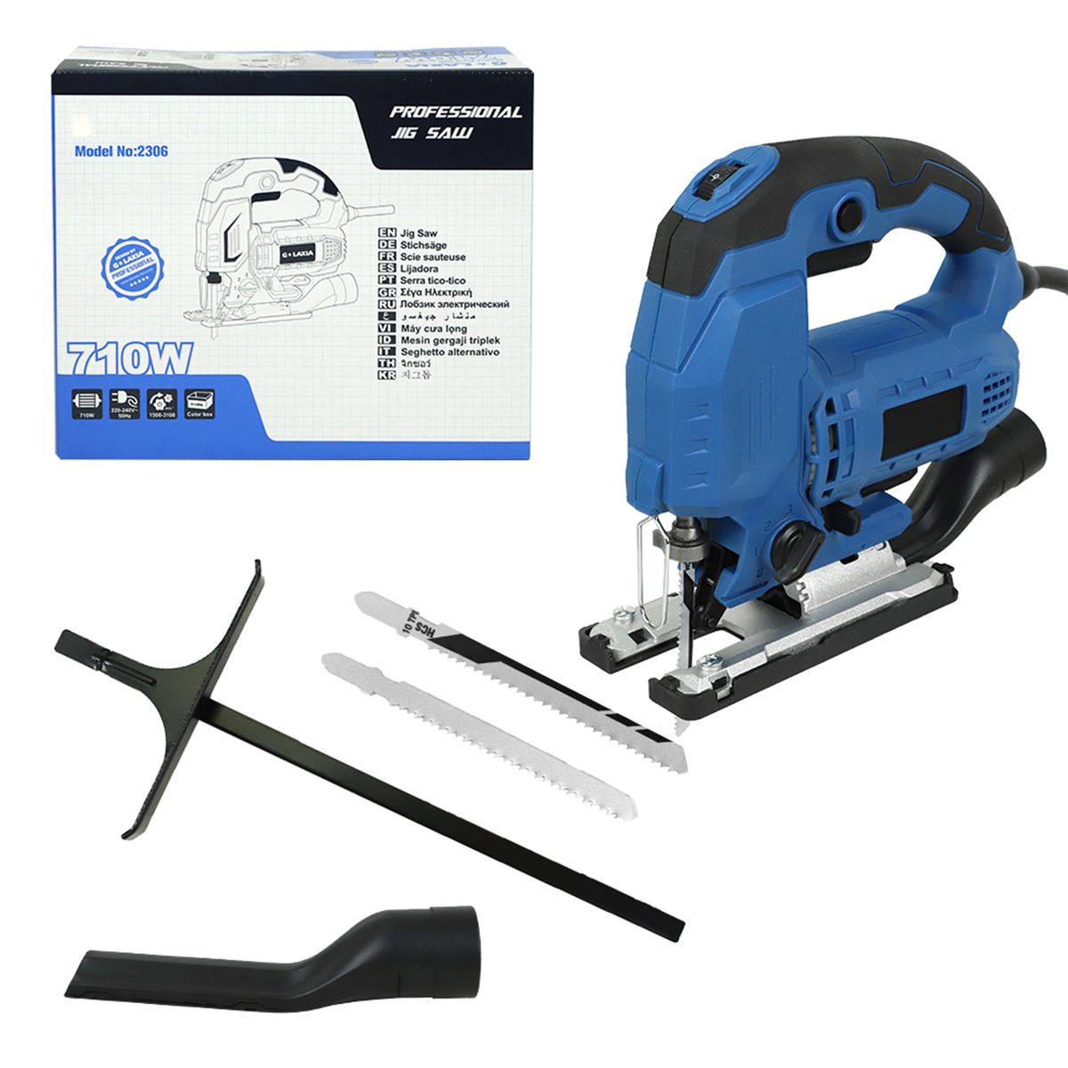 Jig , Heavy Duty Design, 710W 6 AMP 3100 SPM, Jigsaw Tool