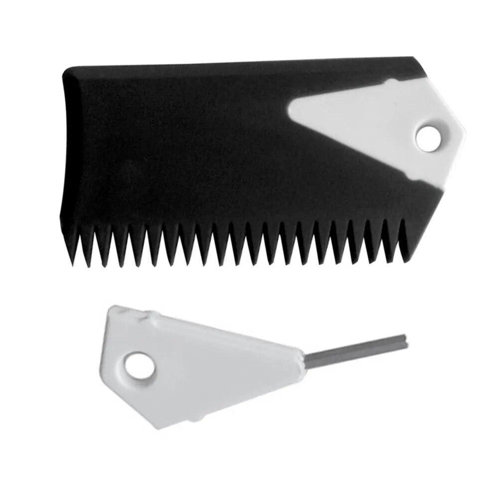 Surfboard Wax Comb With Fin Key Surf Board Wax Comb Cleaning Remover Skimboard Surfing Accessory For Cleaning Pressure Ding Rail