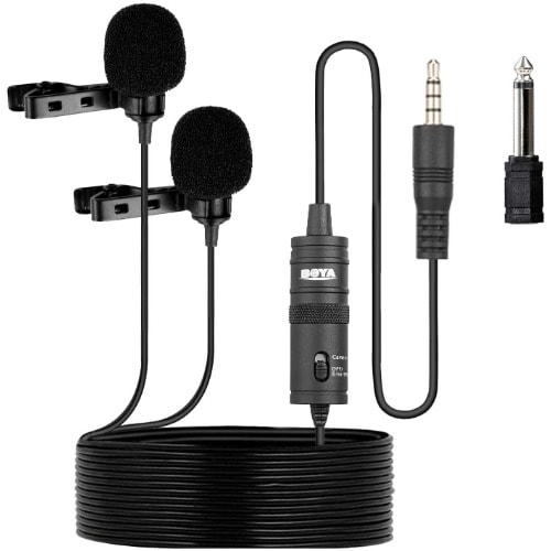 Dual Omni-directional Lavalier Microphone - M1dm