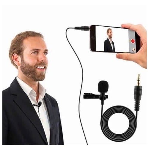 Live Broadcast Lavalier Noise Reduction Microphone For Cameras, Phones & Pc