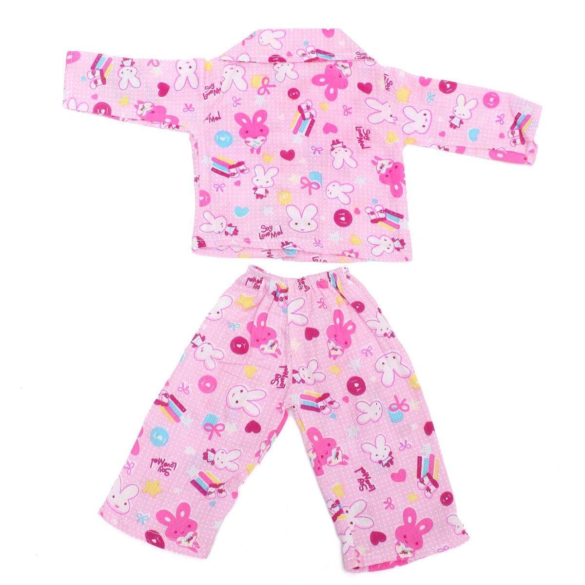 Pink Nightgown Sleep Clothes Pajamas Handmade Fits 18'' American Girl Doll