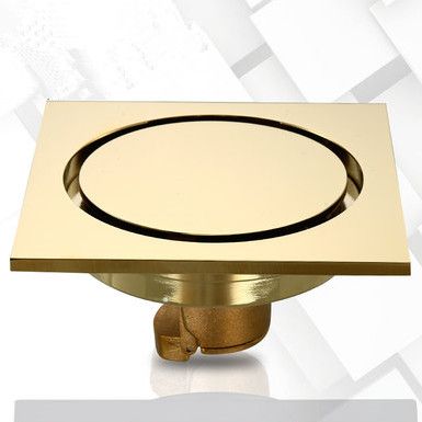 Square Floor Drain Grate Anti Smell BrInvisible Linear