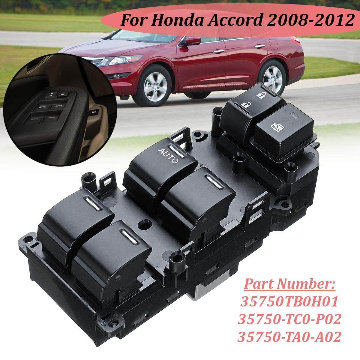 ABS Driver Side Master Electric Window Switch For Honda Accord 2008-2012