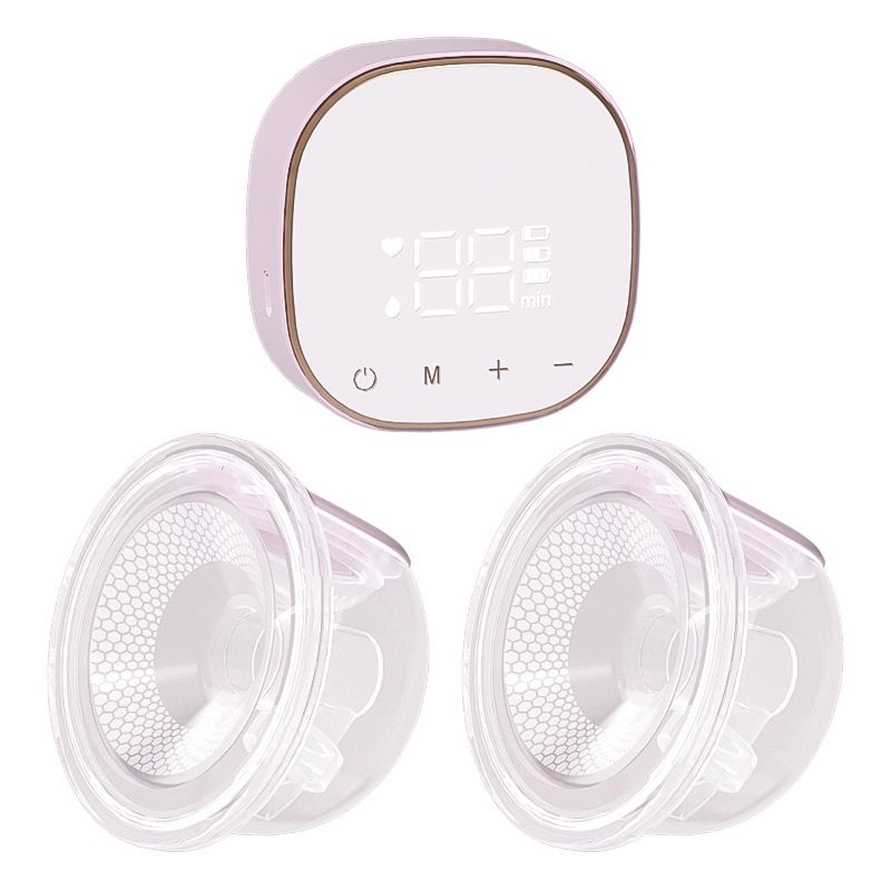 Double Electric Breast Pump Charged Easy Carry Outdoors Milk Pump Wearable Hands-Free Portable Milk