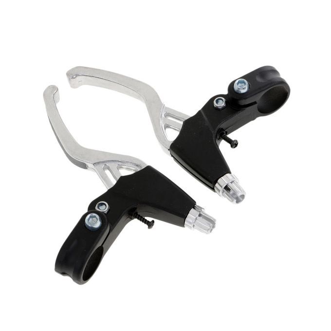Road Mountain Cycle Bike Bicycle Alloy Right Left Brake Levers Silver