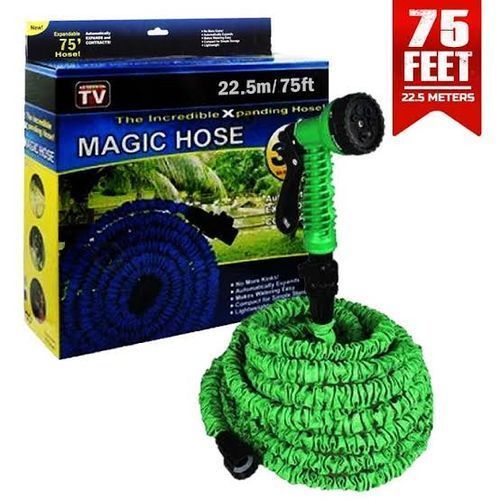 Magic Expandable Magic Flexible Water Hose With Nozzle (75ft Long)